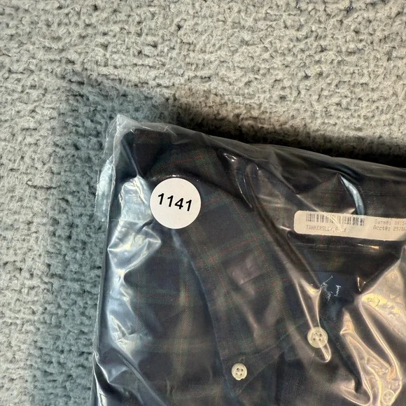 Ralph Lauren Button-Down Shirt Mens 2XLT Casual Green Plaid Classic Fit Preppy - Picture 8 of 8